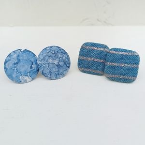 Vintage 80's Post Earring Set